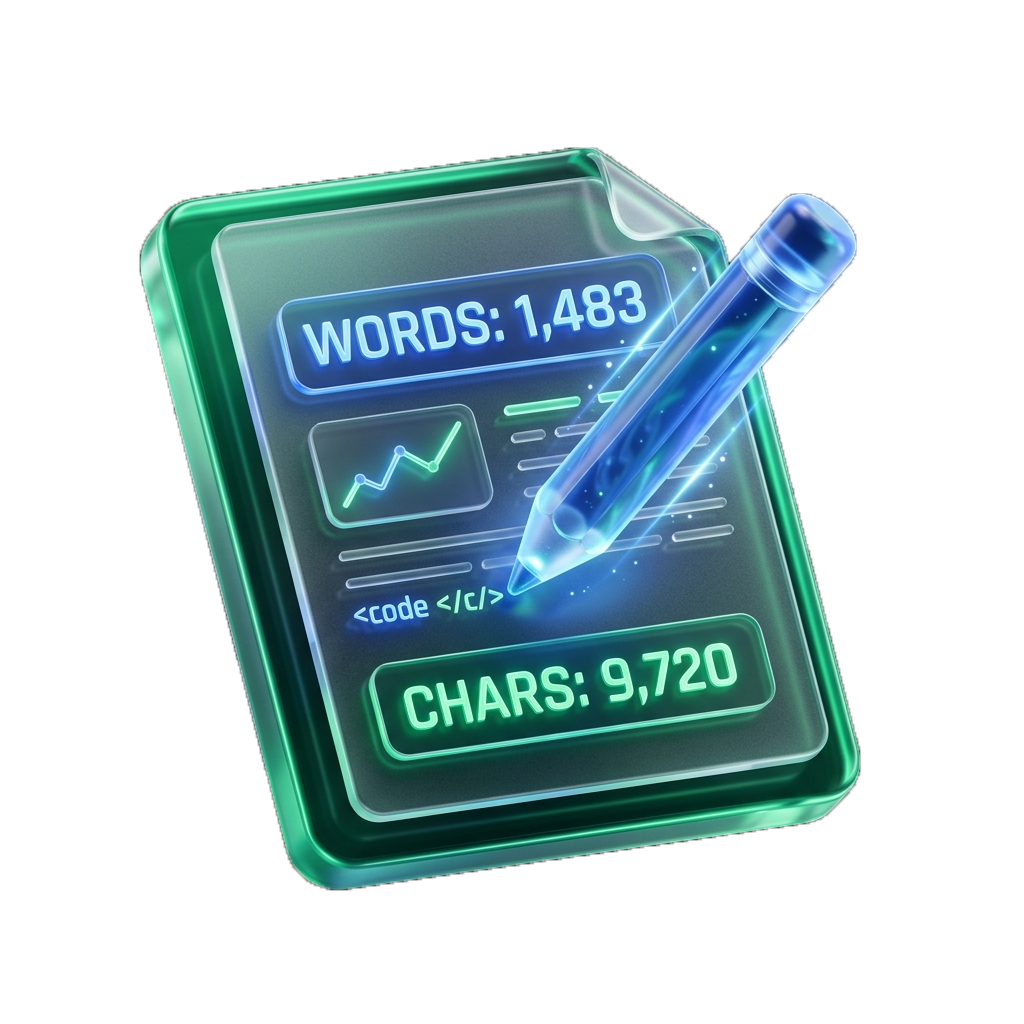 Word Counter Tool Icon